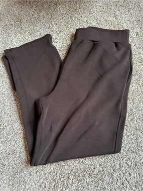 Mono B Women's Brown Ankle-Length Knit Joggers